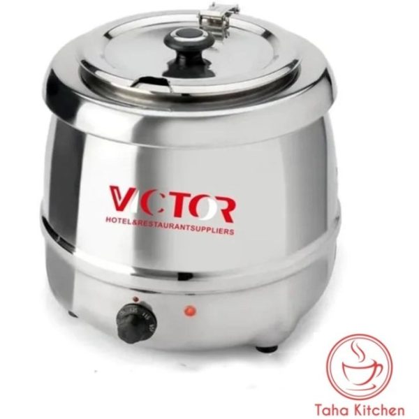 سوپ داغ کن برقی 10 لیتری استیل victor